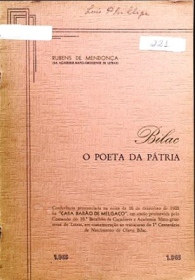 livro bilac o poeta da patria