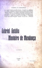 livro gabriel getulio monteiro de mendonca